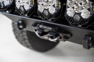 Chevrolet Silverado 2500 Bumper - Front - Addictive Desert Designs - Bomber HD - Hammer Black with Satin Black panels - `20-`27 Chevrolet Silverado 2500 Bumper - Front - Addictive Desert Designs - Bomber HD - Hammer Black with Satin Black panels - `20-`27